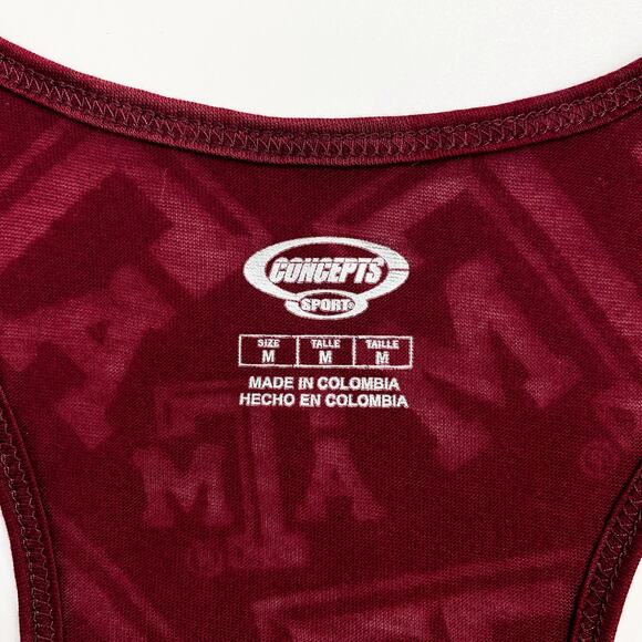 Texas A & M Concepts Sport Tank Top Womens Size Medium Maroon Razorback Active - Picture 5 of 9